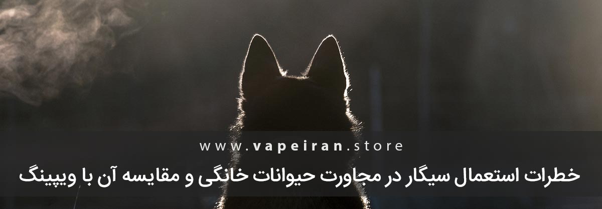 خطرات مصرف دخانیات در کنار حیوانات خانگی و مقایسه آن با ویپینگ خطرات استعمال سیگار در مجاورت حیوانات خانگی و مقایسه آن با ویپینگ